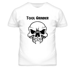 Tool Grinder  Skull Design Mens T Shirt