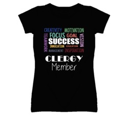 Clergy Member Inspirational Words Success Occupation T Shirt