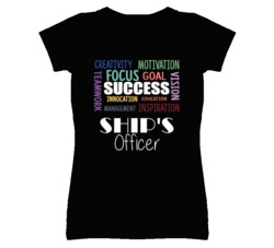 Ship'S Officer Inspirational Words Success Occupation T Shirt