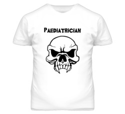 Paediatrician Skull Design Mens T Shirt