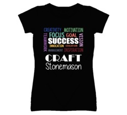 Craft Stonemason Inspirational Words Success Occupation T Shirt