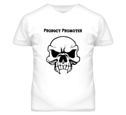 Product Promoter Skull Design Mens T Shirt