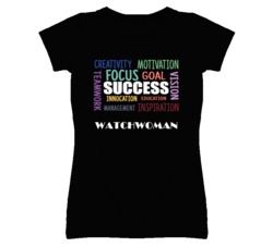 Watchwoman  Inspirational Words Success Occupation T Shirt