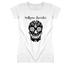 Intelligence Specialist  Skull Design Cool Ladies T Shirt
