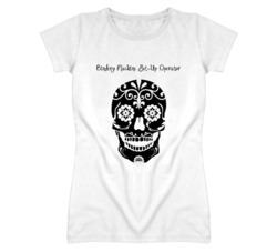 Bindery Machine Set-Up Operator Skull Design Cool Ladies T Shirt