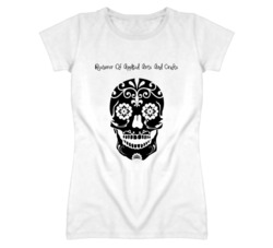 Restorer Of Applied Arts And Crafts Skull Design Cool Ladies T Shirt
