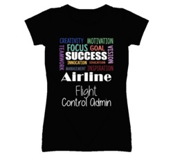 Airline Flight Control Admin Inspirational Words Success Occupation T 
