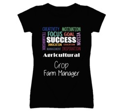 Agricultural Crop Farm Manager Inspirational Words Success Occupation 