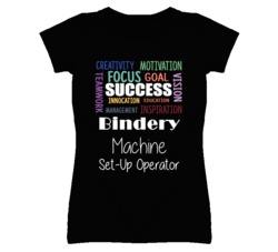 Bindery Machine Set-Up Operator Inspirational Words Success Occupation