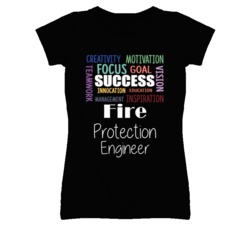 Fire Protection Engineer  Inspirational Words Success Occupation T Shi
