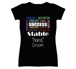 "Stable Hand Groom  Inspirational Words Success Occupation T Shir