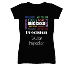 Precision Device Inspector  Inspirational Words Success Occupation T S