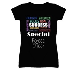 Special Forces Officer  Inspirational Words Success Occupation T Shirt