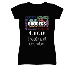 Crop Treatment Operative  Inspirational Words Success Occupation T Shi