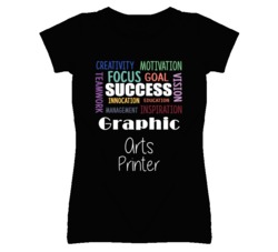 Graphic Arts Printer  Inspirational Words Success Occupation T Shirt