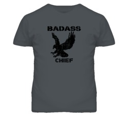 Badass Chief Eagle Patriotic T Shirt