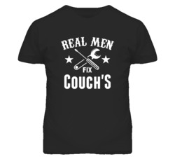 Couch'S Real Men Fix Household Devices And Vehicles T Shirt