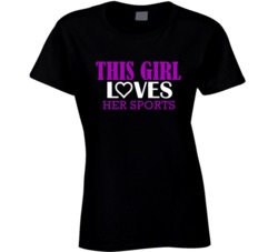 Sports This Girl Loves Her Job Fun T Shirt