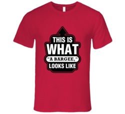 "This Is What A Bargee Looks like Fun T Shirt"