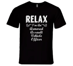 Armored Assault Vehicle Officer Relax Fun T Shirt