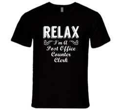 Post Office Counter Clerk Relax Fun T Shirt