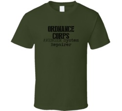 AVENGER System Repairer US Army Military Occupation T Shirt