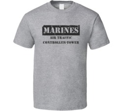 Air Traffic Controller-Tower Marines T Shirt