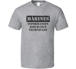 Information Assurance Technician Marines T Shirt