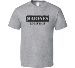 Logistics Marines T Shirt