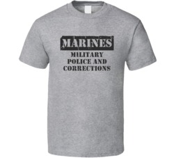 Military Police and Corrections Marines T Shirt