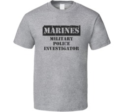 Military Police Investigator Marines T Shirt