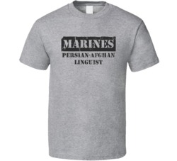 Persian-Afghan Linguist Marines T Shirt