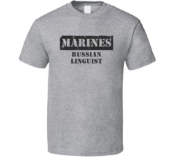 Russian Linguist Marines T Shirt