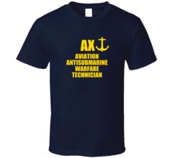 Aviation Antisubmarine Warfare Technician AX US Navy T Shirt