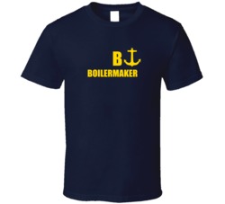 Boilermaker B US Navy T Shirt