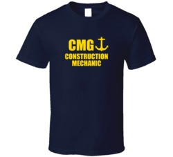 Construction Mechanic CMG US Navy T Shirt