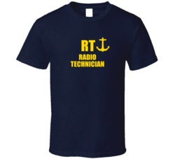 Radio Technician RT US Navy T Shirt