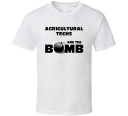 Agricultural Techs Are The Bomb Funny Personalized Job T Shirt