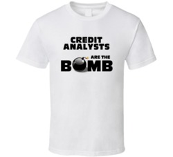 Credit Analysts Are The Bomb Funny Personalized Job T Shirt