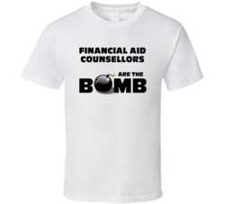 Financial Aid Counsellors Are The Bomb Funny Personalized Job T Shirt