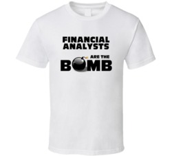 Financial Analysts Are The Bomb Funny Personalized Job T Shirt