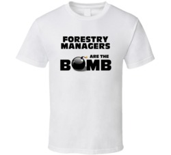 Forestry Managers Are The Bomb Funny Personalized Job T Shirt