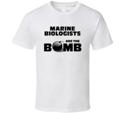 Marine Biologists Are The Bomb Funny Personalized Job T Shirt