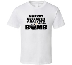 Market Research Analysts Are The Bomb Funny Personalized Job T Shirt