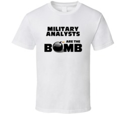 Military Analysts Are The Bomb Funny Personalized Job T Shirt