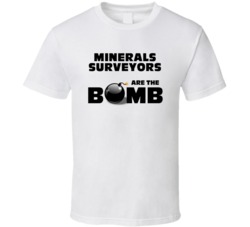 Minerals Surveyors Are The Bomb Funny Personalized Job T Shirt