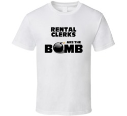 Rental Clerks Are The Bomb Funny Personalized Job T Shirt