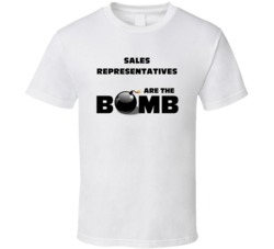 Sales Representatives Are The Bomb Funny Personalized Job T Shirt