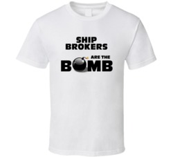 Ship Brokers Are The Bomb Funny Personalized Job T Shirt