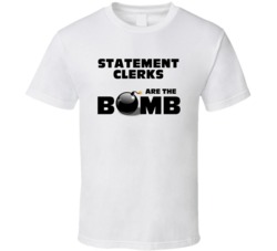 Statement Clerks Are The Bomb Funny Personalized Job T Shirt